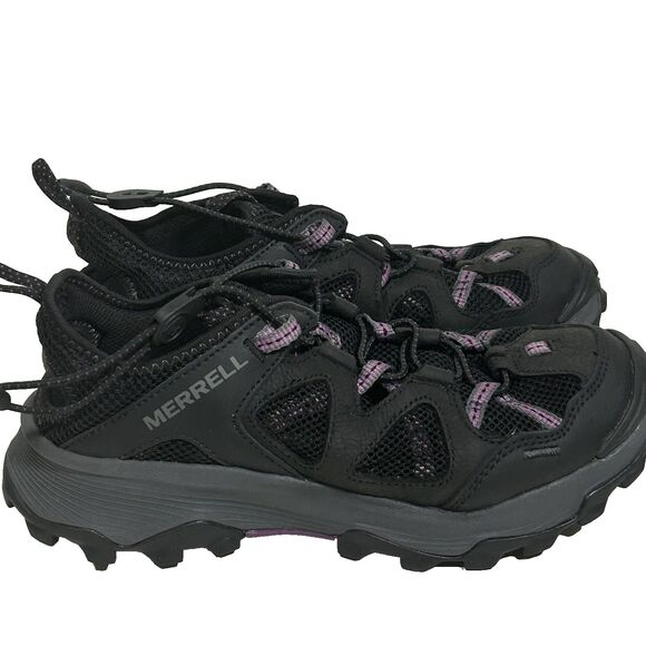 Merrell Speed Strike Lt. Hiking Shoes Size 7.5 Black Grey Trail Walking Outdoor - Picture 1 of 9